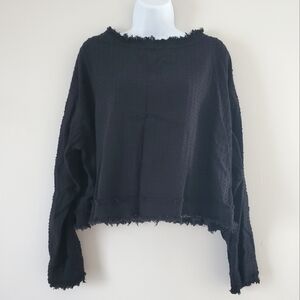 Free People Partial Open Back Sweater